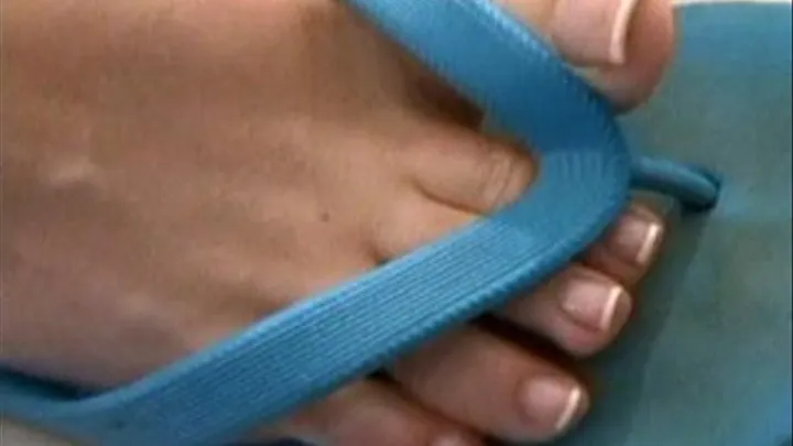 Tori's Blue Flip Flops (M)