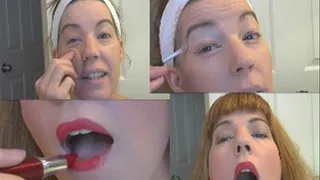 Step-Mommie Puts Makeup On