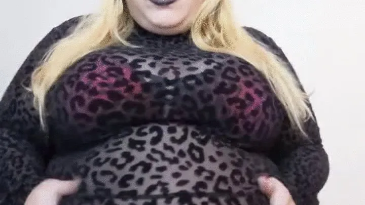 Leopard Catsuit Belly Expansion