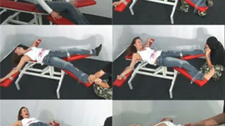 Lola's tickling on the RED DEVIL - Part 1