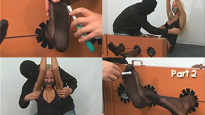 Tickled feet in nylon - Part 2