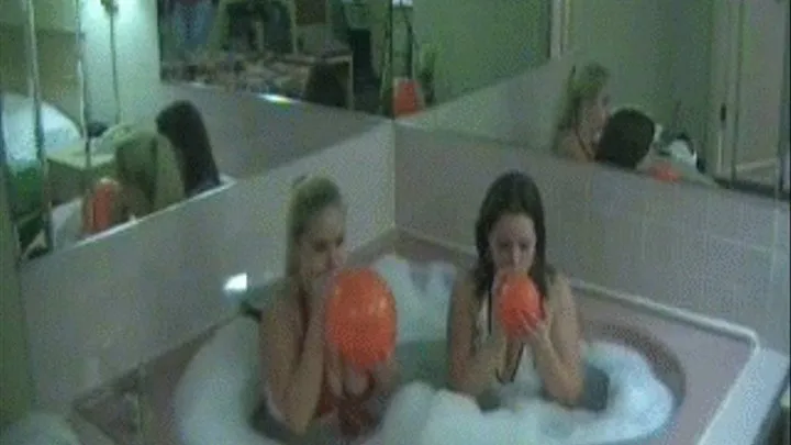 Hot Jacuzzi Balloon Fun