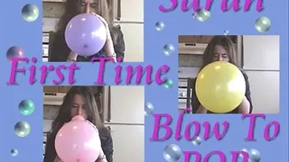 Sarah First Time BLOW TO POP