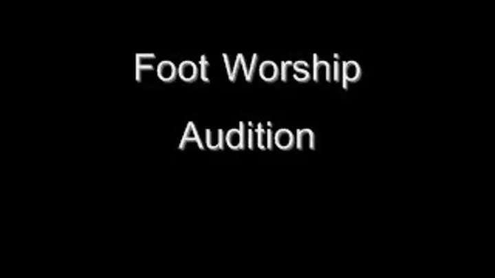 FOOT WORSHIP AUDITION (SM WAV)