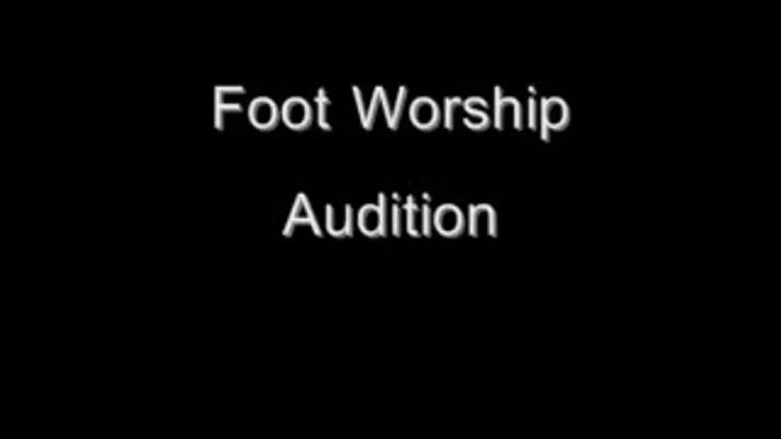 FOOT WORSHIP AUDITION (LG WAV)