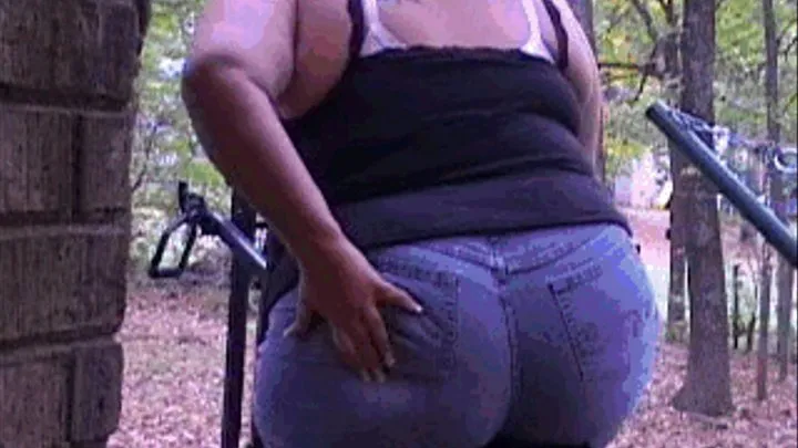 Big Butt Farting on Bike II