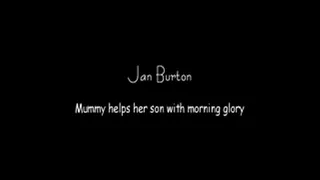 Mummy helps step-son with morning glory