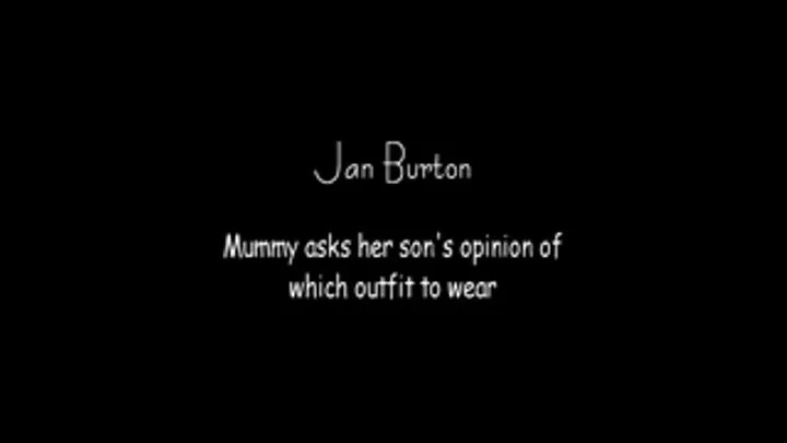 Step-Son helps Mummy choose an outfit