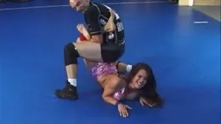 Mixed arts fighting-Female vs. Male-part 3