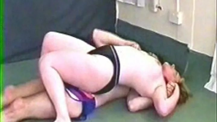 55 yo Theresa-20yo John-topless wrestling-part5