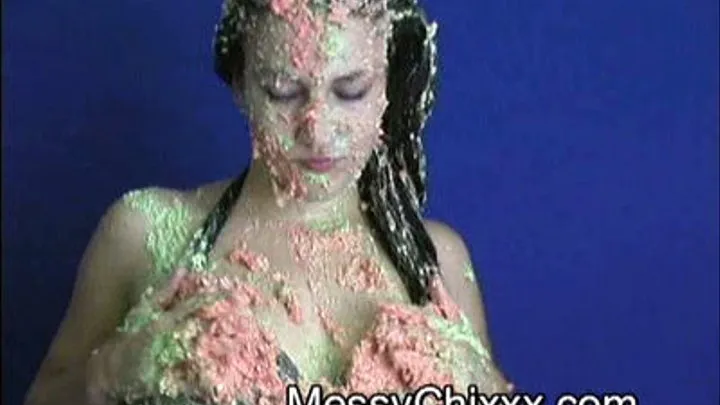 Coloured Gunge Destroys Dress