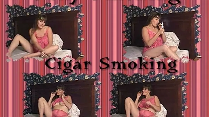 Farrah Cigar Smoking 1