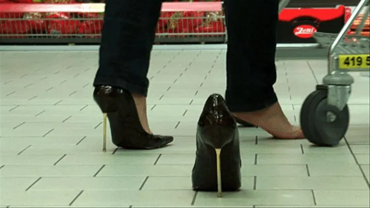 Shopping After The Work In Tight Renzi Pumps - Part 1