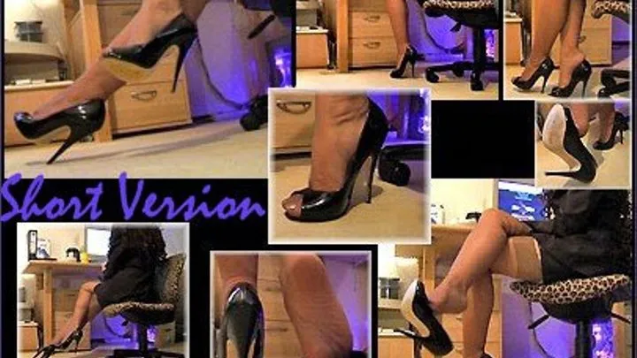 The Alluring Heels, Legs, Nylons & Feet Of My Secretary - Short Version