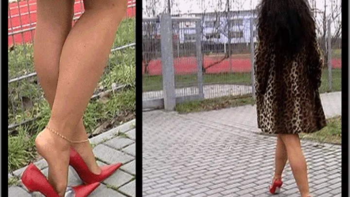 Red Stilettos - First Walk - Part 1