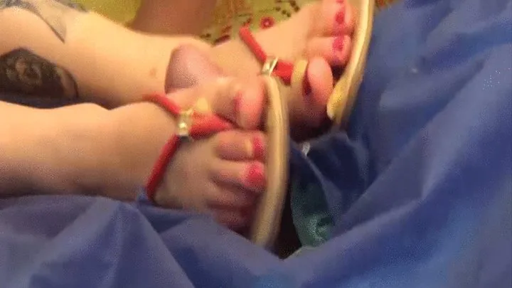 PENIS PLAYED WITH SANDALS AND FEET FULL EDITION FOR SPECIAL OFFER