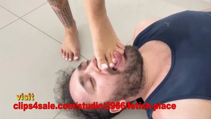 LICK MY DIRTY FEET FOR CLEAN THEM BRUNA SMITH AND SLAVE AFS FULL EDITION FOR SPECIAL OFFER