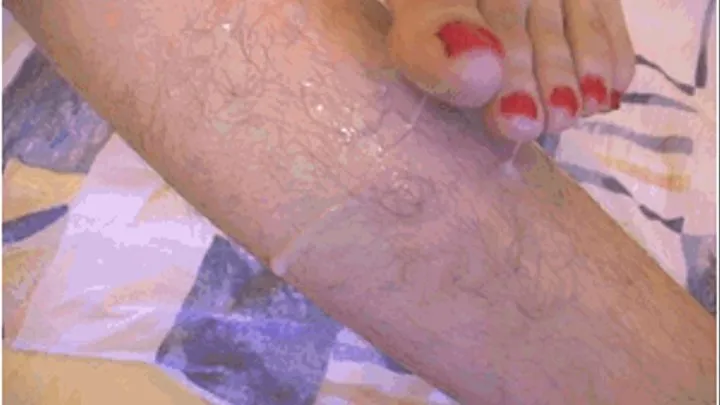 CUM ON MY HAIRY LEGS 01 - Cum Play