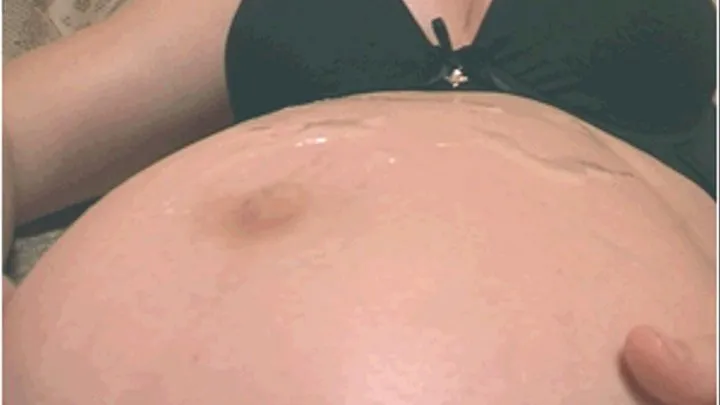 REAL CUM ON MY PREGNANT BELLY 01 - Cuckolding