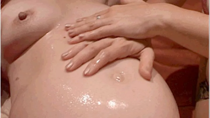 SENSUAL BIG BELLY MASSAGE 01 - Belly Fetish