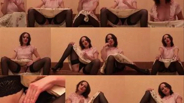 Great UPSKIRT & Jerk Off instructions #3 - - video is almoust 10 min