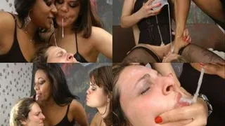 SPITTING DOUBLE mistress BRUNA MINELLY and mistress MORGANA CRUEL - CLIP 04 - NEW MF 2011 - exclusive