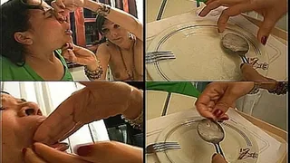 SPIT BREAKFAST mistress ELISA - CLIP 05 - exclusive