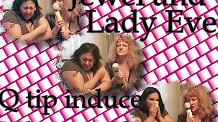 Lady Eve and Jewel in Sneezing Contest