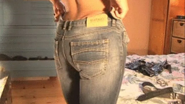 Jeans Fetish Domme 1 Tells you What to Do