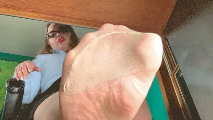 Under Desk Foot Slut