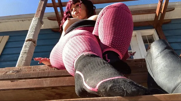 Big Boots and Black Socks Worship