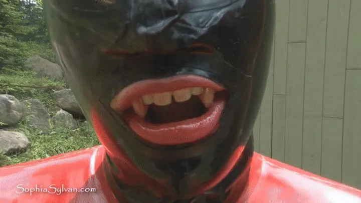 The Vampire Stalks By Daylight in Latex