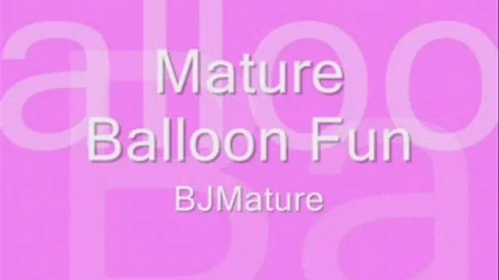 Mature Balloon Play