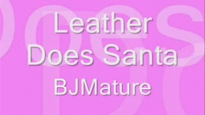 Leather Does Santa