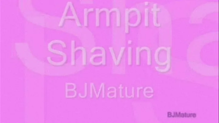 Armpit Shaving