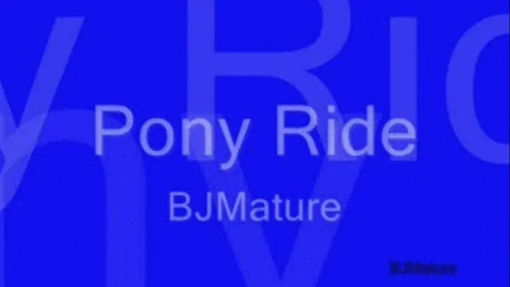 Pony Ride