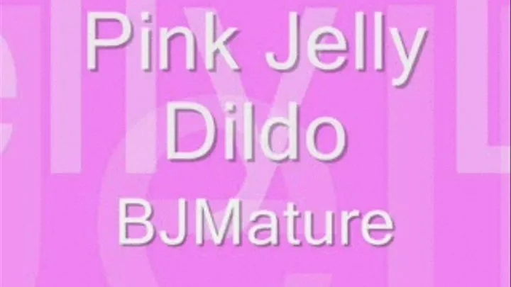 Pink Jelly Dildo