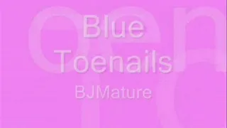 Blue Toenails