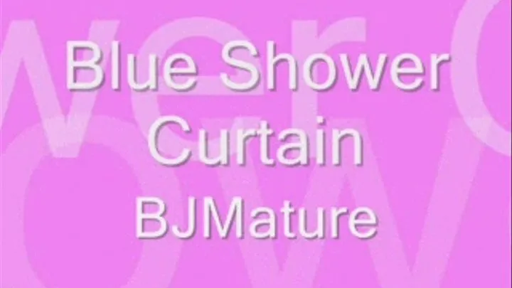 Blue Shower Curtain