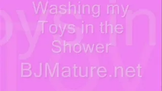 Washing My Toys in the Shower