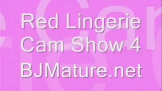 Red Lingerie Cam Show 4