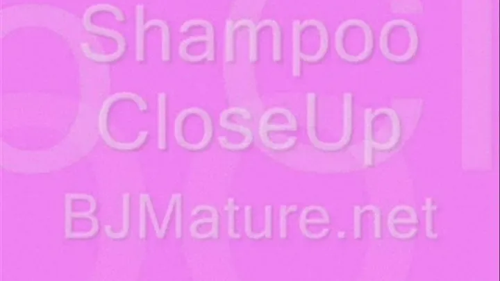 Shampoo Closeup