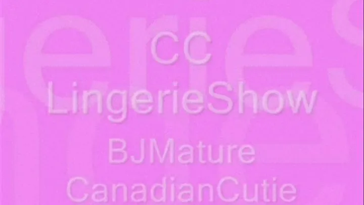 CC Lingerie Show