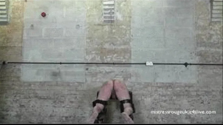 slave wimps out! - Dual Judicial Caning.