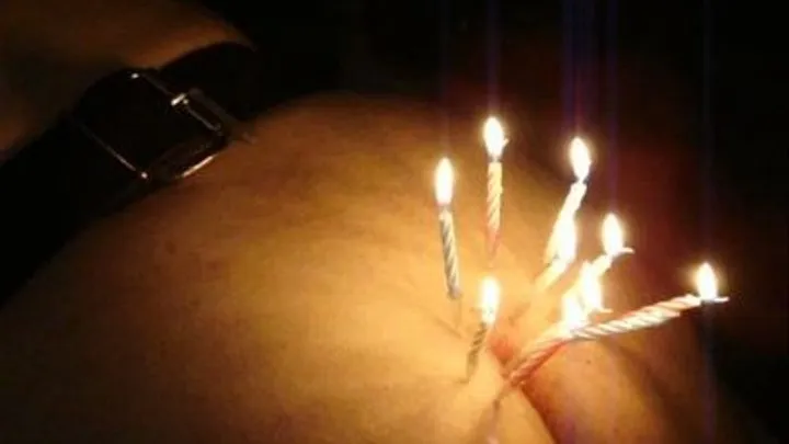 Birthday Extreme Part Two - Candle Needle Ass & Nipples.