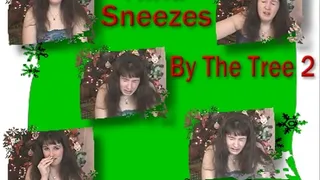 Nina Sneezing by the Tree 2