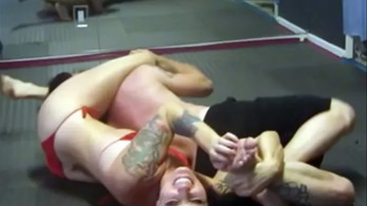 Wrestling session turns into a TICKLE MATCH!