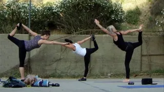 Yoga fun with 3 Lovely Ladies!