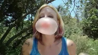 Blowing Big Bubbles with my Gum!