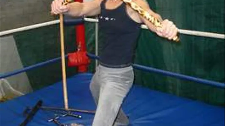 Martial Arts and Weapons Demonstration in Ring